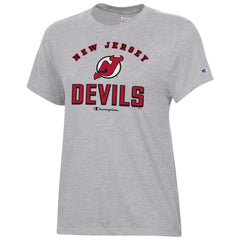 New Jersey Devils Champion Women's Core T-Shirt - Heather Gray | NHL online