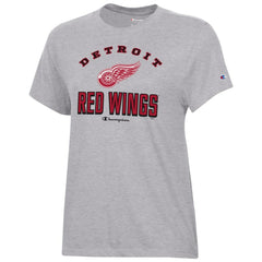 Detroit Red Wings Champion Women's Core T-Shirt - Heather Gray | NHL Clearance