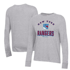 New York Rangers Champion Women's Core Long Sleeve T-Shirt - Heather Gray | NHL sale