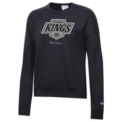 Los Angeles Kings Champion Women's Powerblend Pullover Sweatshirt - Black | NHL on sale