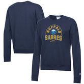Buffalo Sabres Champion Women's Powerblend Pullover Sweatshirt - Navy | NHL Clearance