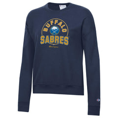Buffalo Sabres Champion Women's Powerblend Pullover Sweatshirt - Navy | NHL Clearance