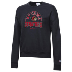 Ottawa Senators Champion Women's Powerblend Pullover Sweatshirt - Black | NHL online