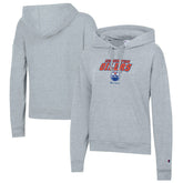 Edmonton Oilers Champion Women's Powerblend Fleece Pullover Hoodie - Gray | NHL near me