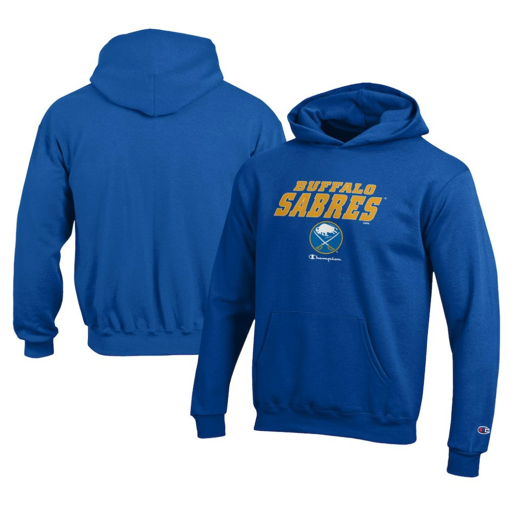 Buffalo Sabres Champion Youth Eco Powerblend Pullover Hoodie - Royal | NHL discount
