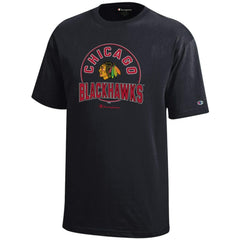 Chicago Blackhawks Champion Youth Jersey T-Shirt - Black | NHL online