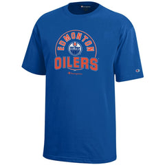Edmonton Oilers Champion Youth Jersey T-Shirt - Royal | NHL on sale