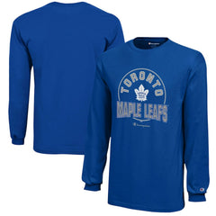 Toronto Maple Leafs Champion Youth Long-Sleeve Jersey T-Shirt - Royal | NHL Lifestyle