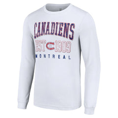 Montreal Canadiens Starter Retro Graphic Long Sleeve Crew T-Shirt - White | NHL on sale
