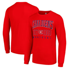 Montreal Canadiens Starter Retro Graphic Long Sleeve Crew T-Shirt - Red | NHL discount
