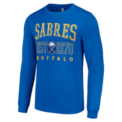 Buffalo Sabres Starter Retro Graphic Long Sleeve Crew T-Shirt - Royal | NHL discount