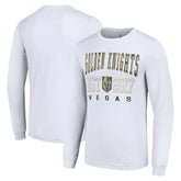 Vegas Golden Knights Starter Logo Graphic Long Sleeve T-Shirt - White | NHL Clearance