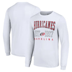 Carolina Hurricanes Starter Logo Graphic Long Sleeve T-Shirt - White | NHL discount