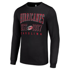 Carolina Hurricanes Starter Logo Graphic Long Sleeve T-Shirt - Black | NHL near me