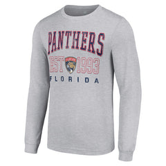 Florida Panthers Starter Logo Graphic Long Sleeve T-Shirt - Heather Gray | NHL sale