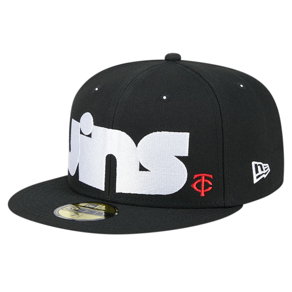 Minnesota Twins New Era Checkered Undervisor 59FIFTY Fitted Hat for sale