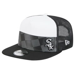 Chicago White Sox New Era Checkmate Trucker 9FIFTY Snapback Hat Sale