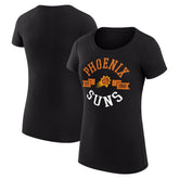 Phoenix Suns G-III 4Her by Carl Banks Women's Super-Slim Fit Lightweight Large City Logo T-Shirt Black