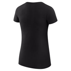 Sacramento Kings G-III 4Her by Carl Banks Women's Super-Slim Fit Lightweight Large City Logo T-Shirt Black