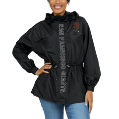 San Francisco Giants WEAR by Erin Andrews Women's Full-Zip Windbreaker Hoodie Jacket Online