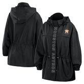 Houston Astros WEAR by Erin Andrews Women's Full-Zip Windbreaker Hoodie Jacket Online