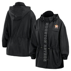 Houston Astros WEAR by Erin Andrews Women's Full-Zip Windbreaker Hoodie Jacket Online