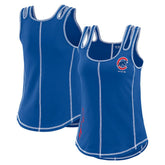 Chicago Cubs WEAR by Erin Andrews Women's Contrast Stitch Tank Top Online