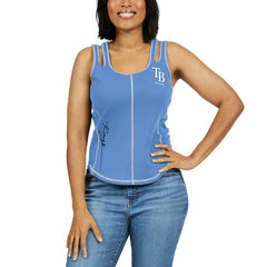Tampa Bay Rays WEAR by Erin Andrews Women's Contrast Stitch Tank Top for sale