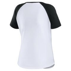 Chicago White Sox WEAR by Erin Andrews Women's Fitted Henley Raglan T-Shirt for sale