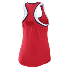 Los Angeles Angels WEAR by Erin Andrews Women's Colorblock Racerback Tank Top Sale