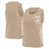 Atlanta Braves WEAR by Erin Andrews Women's Tonal Tank Top Discount