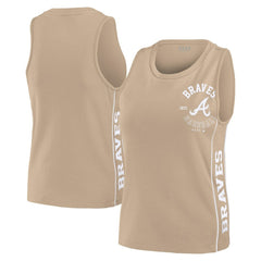 Atlanta Braves WEAR by Erin Andrews Women's Tonal Tank Top Discount
