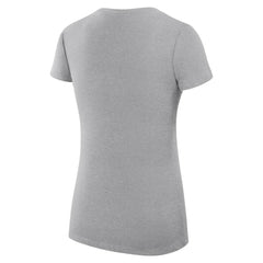 Indiana Pacers G-III 4Her by Carl Banks Women's Super-Slim Fit Lightweight Large City Logo V-Neck T-Shirt Heather Gray