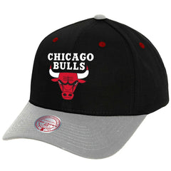 Mitchell & Ness Chicago Bulls Pro Crown Adjustable Hat Black/Gray