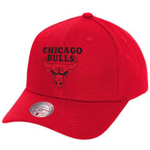 Mitchell & Ness Chicago Bulls Fire Red Pro Crown Snapback Hat Red