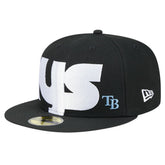 Tampa Bay Rays New Era Checkered Undervisor 59FIFTY Fitted Hat for sale