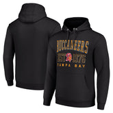 Tampa Bay Buccaneers Starter Unisex Throwback Logo Pullover Hoodie - Black - NFL