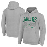 Philadelphia Eagles Starter Unisex Throwback Logo Pullover Hoodie - Heather Gray - NFL
