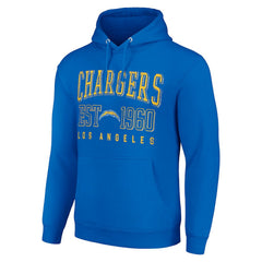 Los Angeles Chargers Starter Unisex Throwback Logo Pullover Hoodie - Royal - NFL