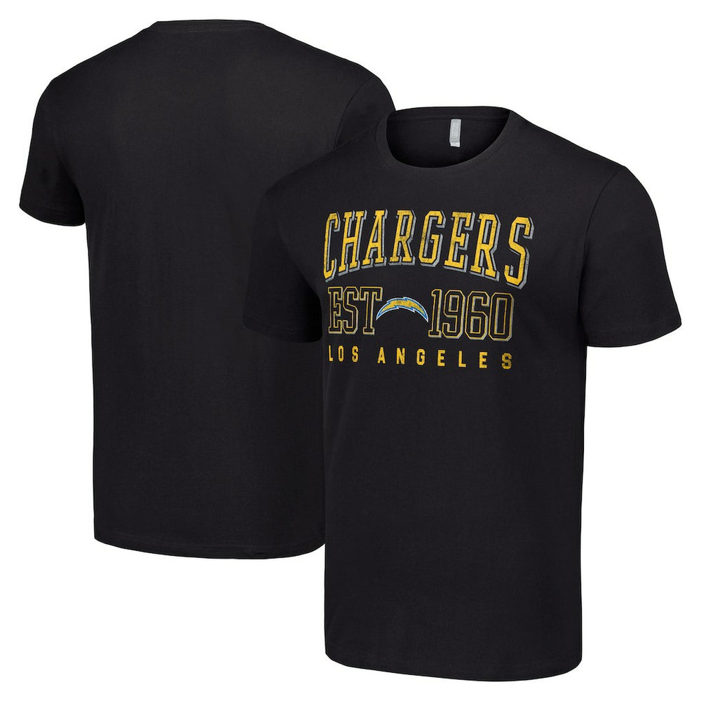Los Angeles Chargers Starter Throwback Logo T-Shirt - Black - NFL