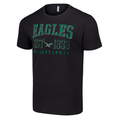 Philadelphia Eagles Starter Throwback Logo T-Shirt - Black - NFL