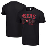 San Francisco 49ers Starter Throwback Logo T-Shirt - Black - NFL