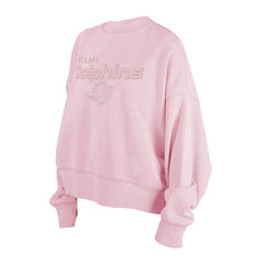 Miami Dolphins New Era Women's Cozy Pullover Sweatshirt - Pink - NFL