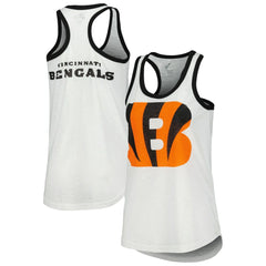 Cincinnati Bengals G-III 4Her by Carl Banks Women's Tater Racerback Tank Top - White - NFL