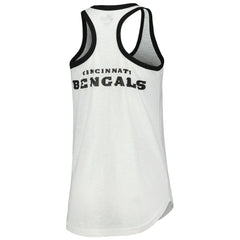 Cincinnati Bengals G-III 4Her by Carl Banks Women's Tater Racerback Tank Top - White - NFL