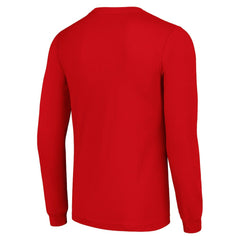 Kansas City Chiefs Starter Half Helmet Logo Long Sleeve T-Shirt - Red - NFL