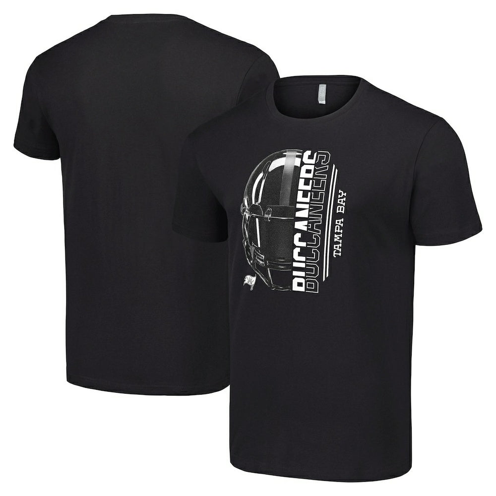 Tampa Bay Buccaneers Starter Half Helmet Logo T-Shirt - Black - NFL