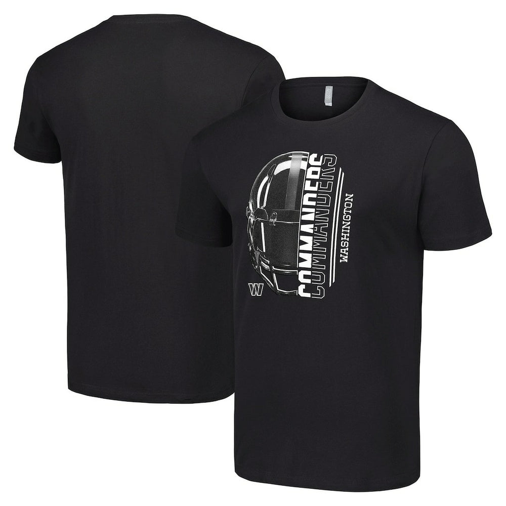 Washington Commanders Starter Half Helmet Logo T-Shirt - Black - NFL