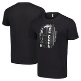 Pittsburgh Steelers Starter Half Helmet Logo T-Shirt - Black - NFL