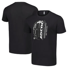 San Francisco 49ers Starter Half Helmet Logo T-Shirt - Black - NFL